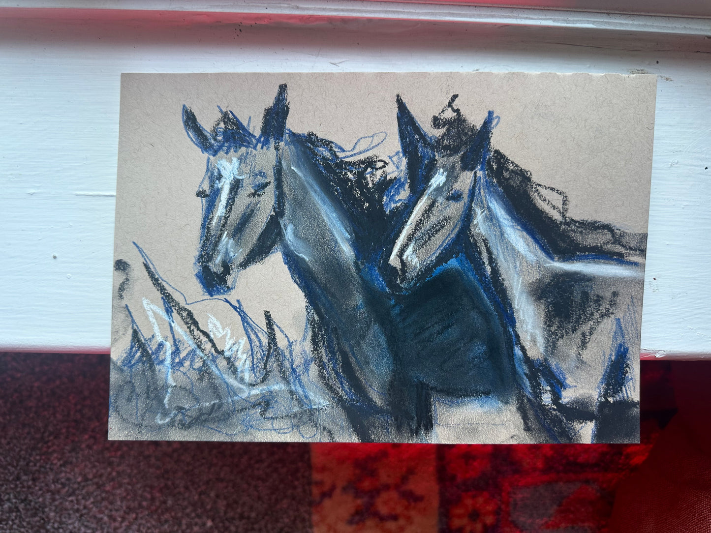 Charcoal Horsies