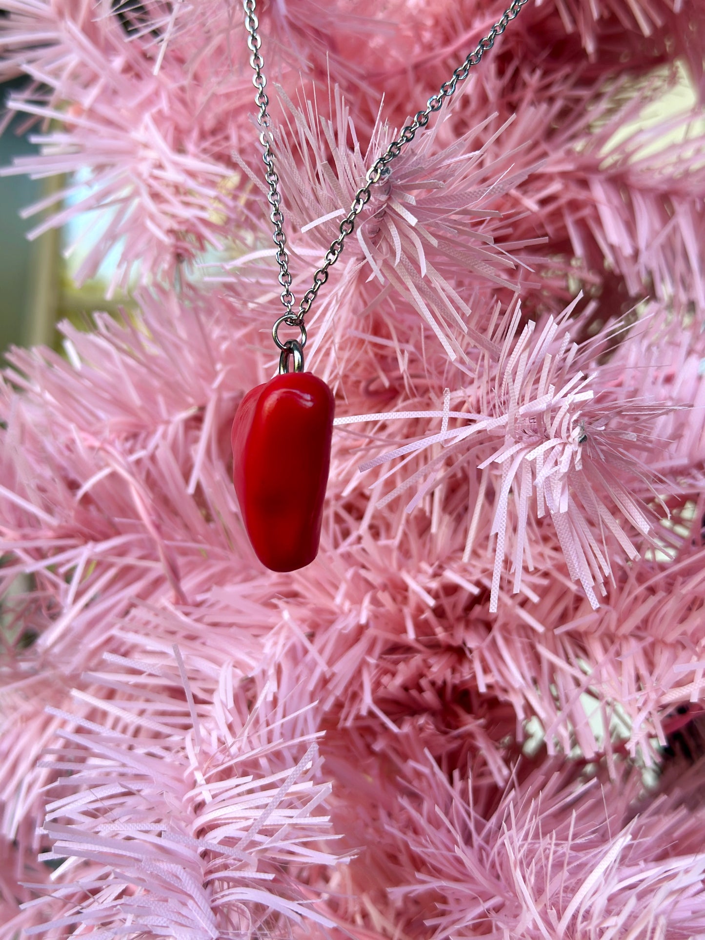 Red Heart Necklace