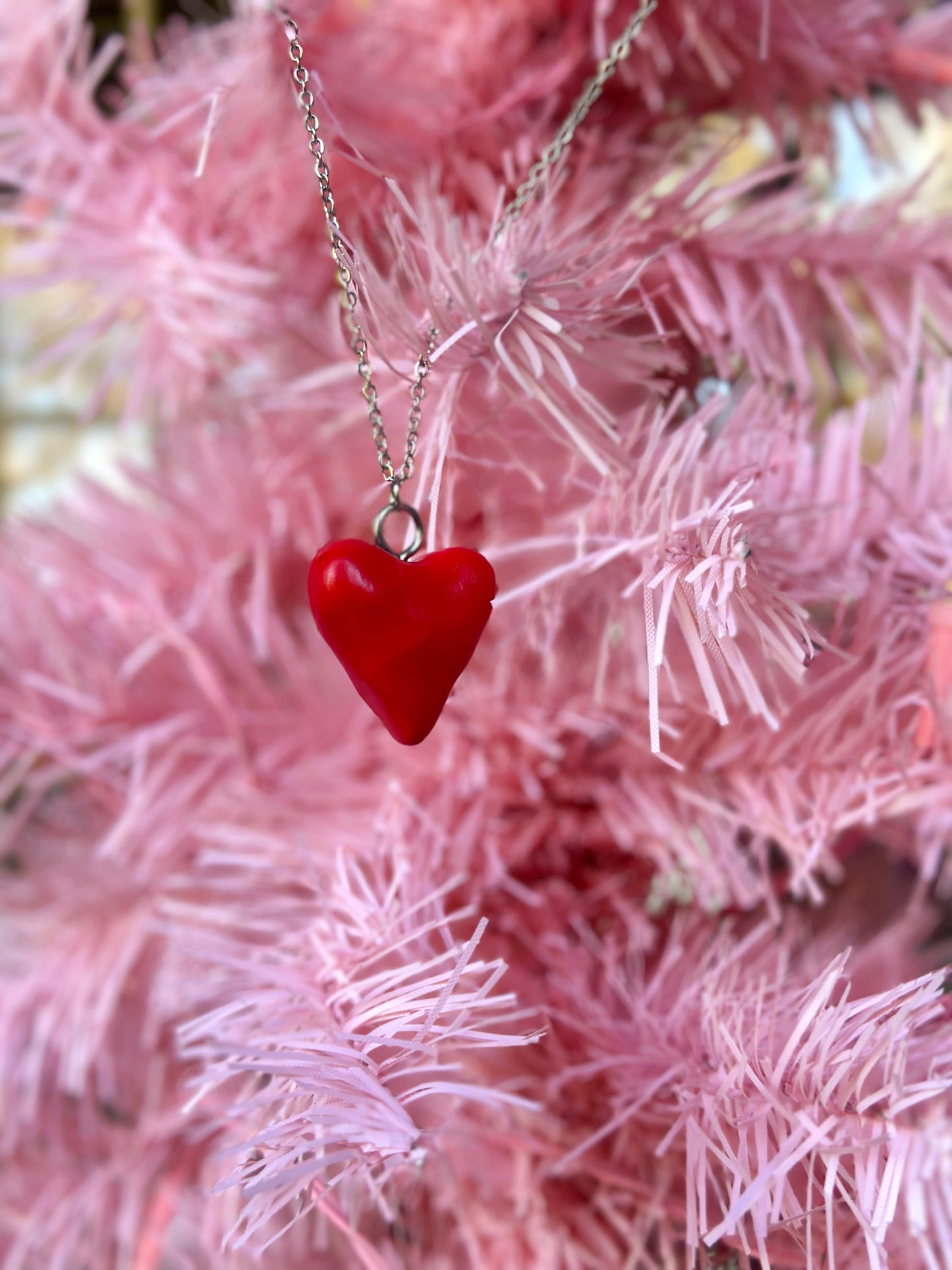 Red Heart Necklace