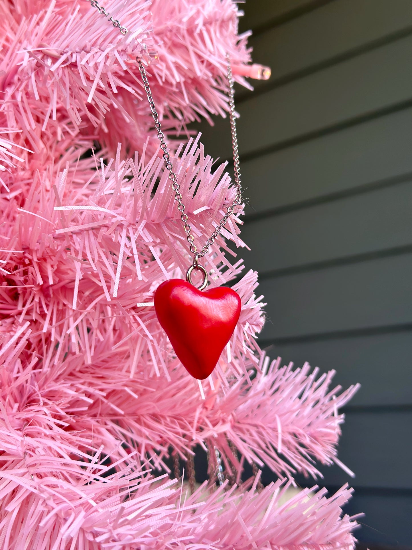 Red Heart Necklace