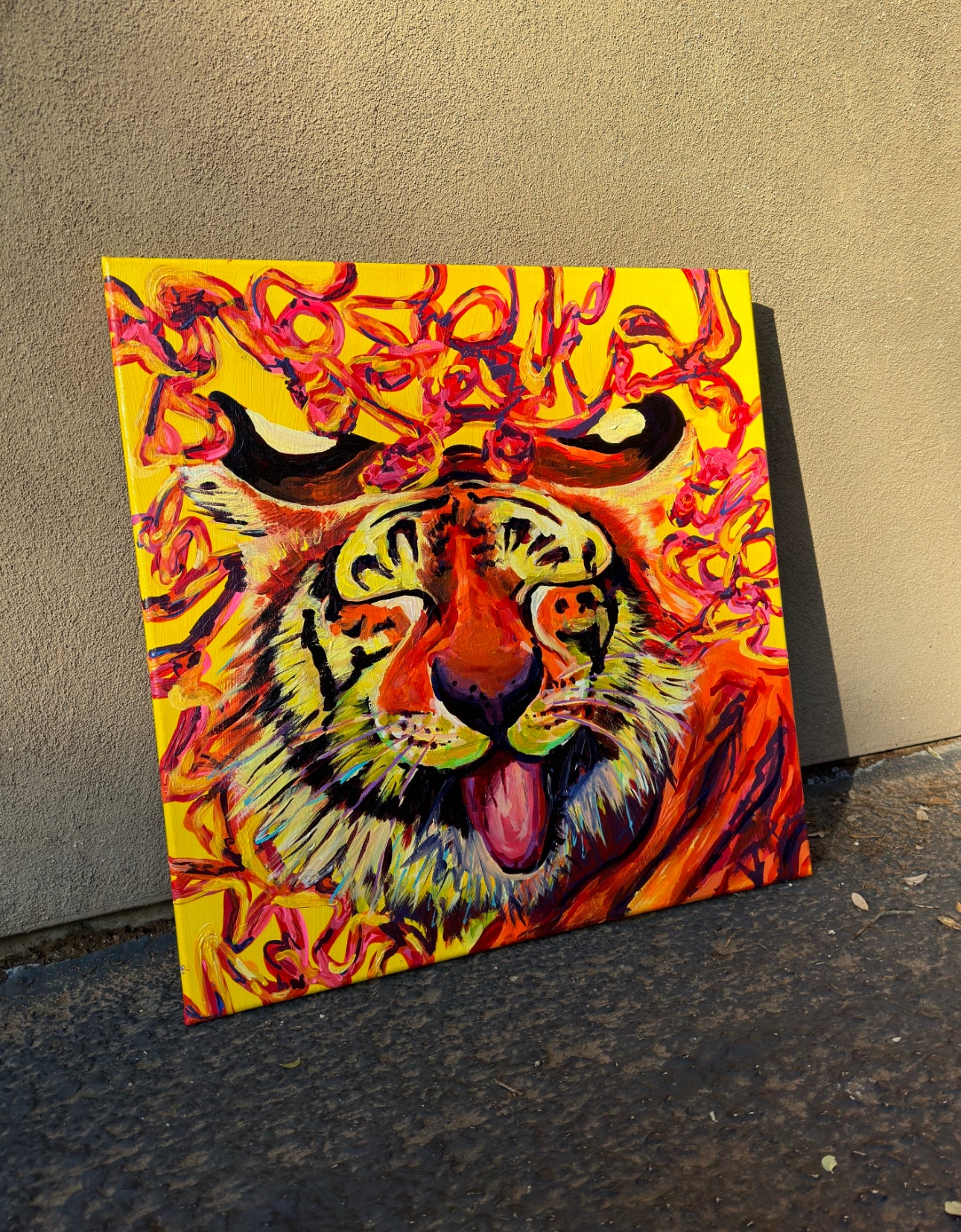 Happy Tiger Fine Art Print